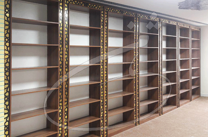 کتابخانه سفارشی مسجد القرآن تجهیز نمازخانه